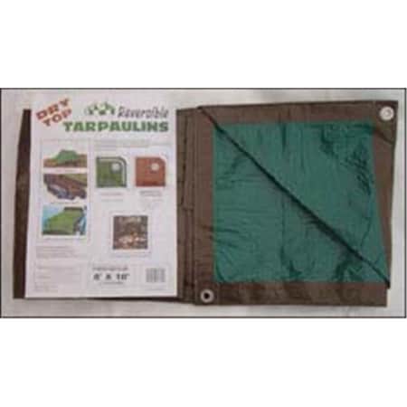 Foremost Tarp 6 ft X 8 ft Tarp, Brown FO311295